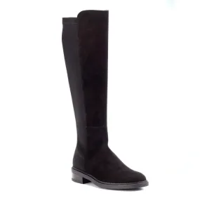 49723 - Black Suede Boots for Teen/Women by Pretty Ballerinas