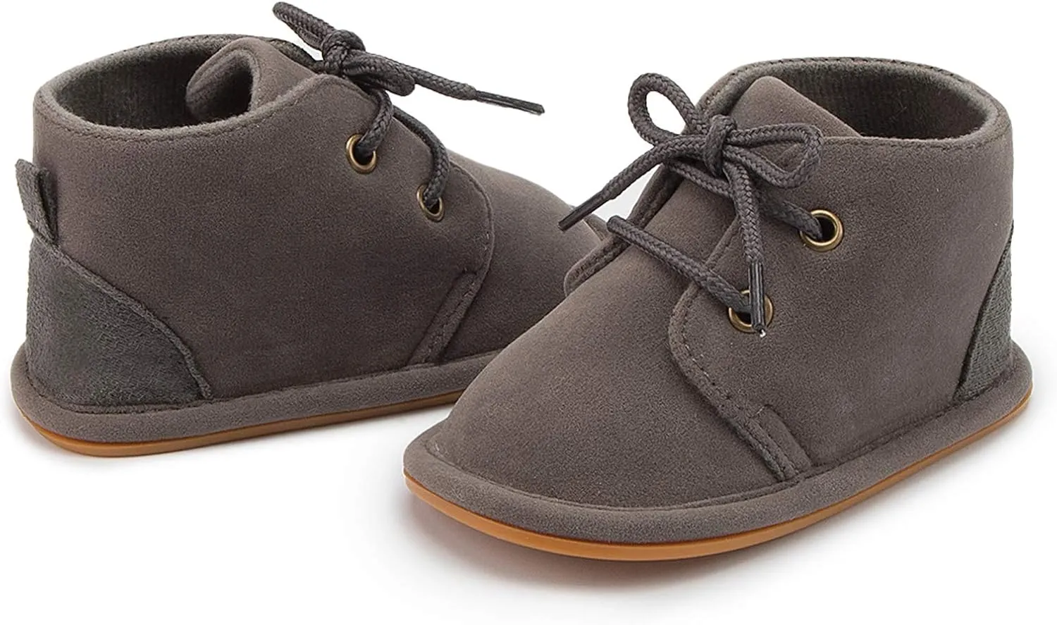 Baby Boys Girls Booties Fleece Anti-Slip Soft Sole Boots Toddler First Walker Warm Shoes