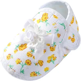 Baby Girls Soft Toddler Shoes Infant Toddler Shoes Bow Shoes Sandals Infant First Walke𝐫s Crib Shoes