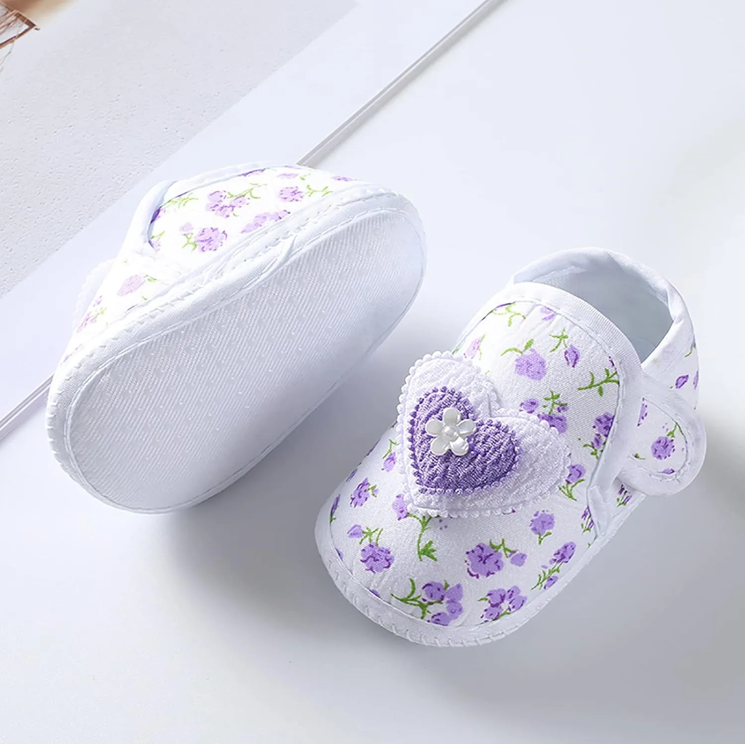Baby Girls Soft Toddler Shoes Infant Toddler Shoes Bow Shoes Sandals Infant First Walke𝐫s Crib Shoes