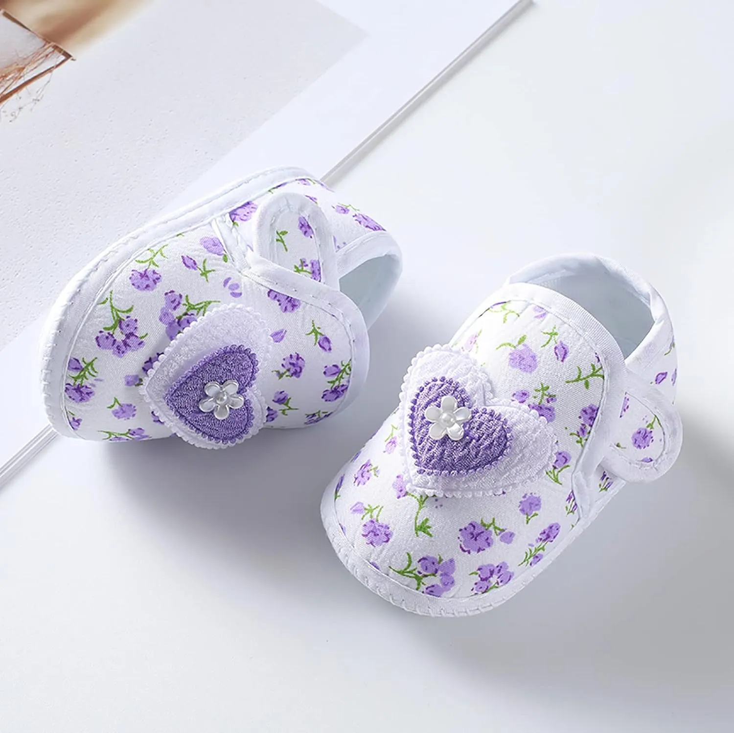 Baby Girls Soft Toddler Shoes Infant Toddler Shoes Bow Shoes Sandals Infant First Walke𝐫s Crib Shoes