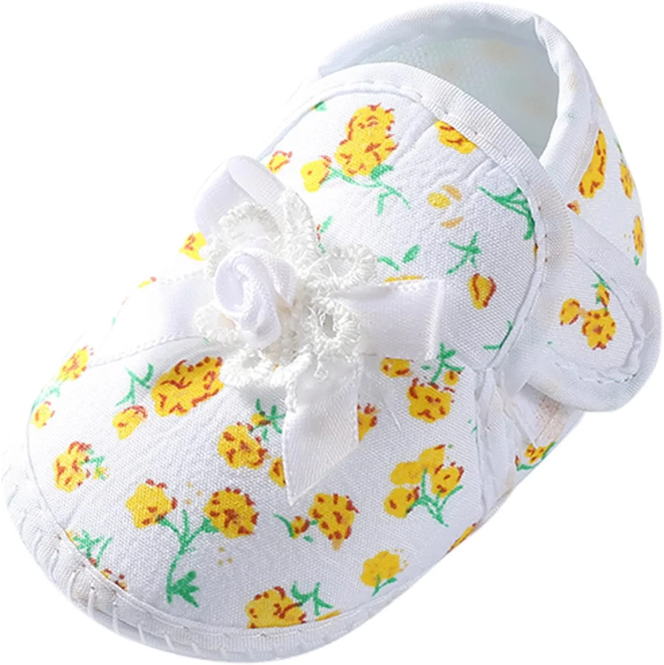 Baby Girls Soft Toddler Shoes Infant Toddler Shoes Bow Shoes Sandals Infant First Walke𝐫s Crib Shoes