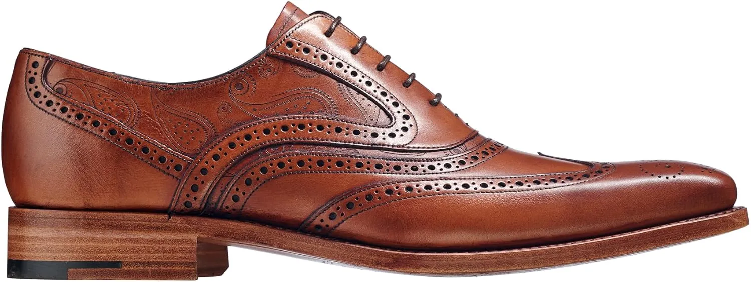 BARKER McClean Men's Handmade Leather Oxford Dress Shoes  Goodyear Welted, Full Leather Sole, Premium Calf Leather  Formal & Business Wear