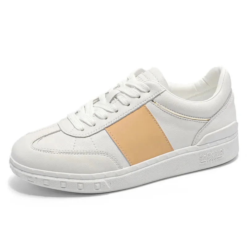 binfenxie  -  2024 New Genuine Leather Shoes Women Sneakers Lace Up Small White Shoes Comfortable Ladies Casual Shoes Size 34-40