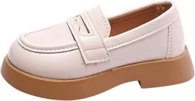 Boys Shoes Girls Slip On Leather Loafer Tassel Bow School Dress Shoes for Girls Shoes for Boys