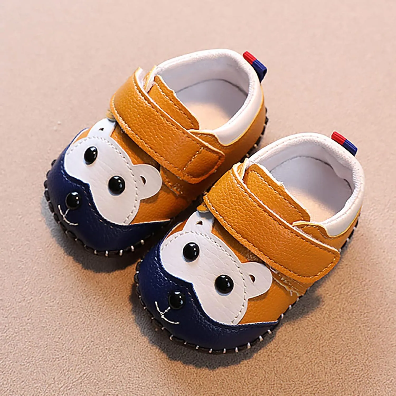 Cute 𝐂artoon Prewalkers Shoes for Infant Baby Boys Girls Soft Sole Leather Non Slip Comfortable Sports Baby Water