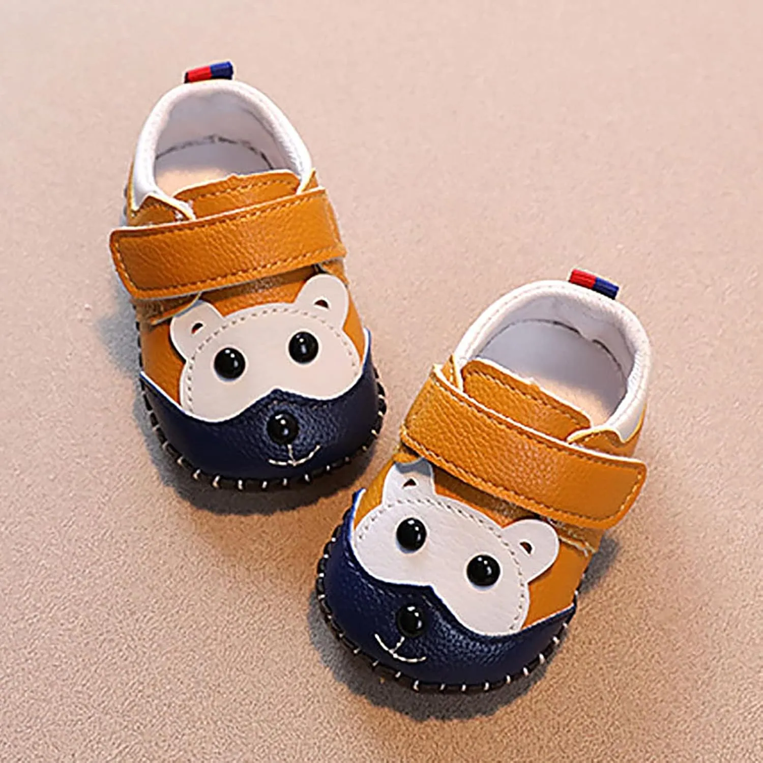 Cute 𝐂artoon Prewalkers Shoes for Infant Baby Boys Girls Soft Sole Leather Non Slip Comfortable Sports Baby Water