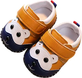 Cute 𝐂artoon Prewalkers Shoes for Infant Baby Boys Girls Soft Sole Leather Non Slip Comfortable Sports Baby Water