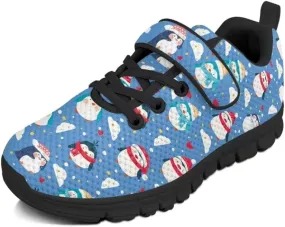 Girls Boys Hook & Loop Closure Sneakers Unisex Child Kids Anti-Slip Lightweight Shoes