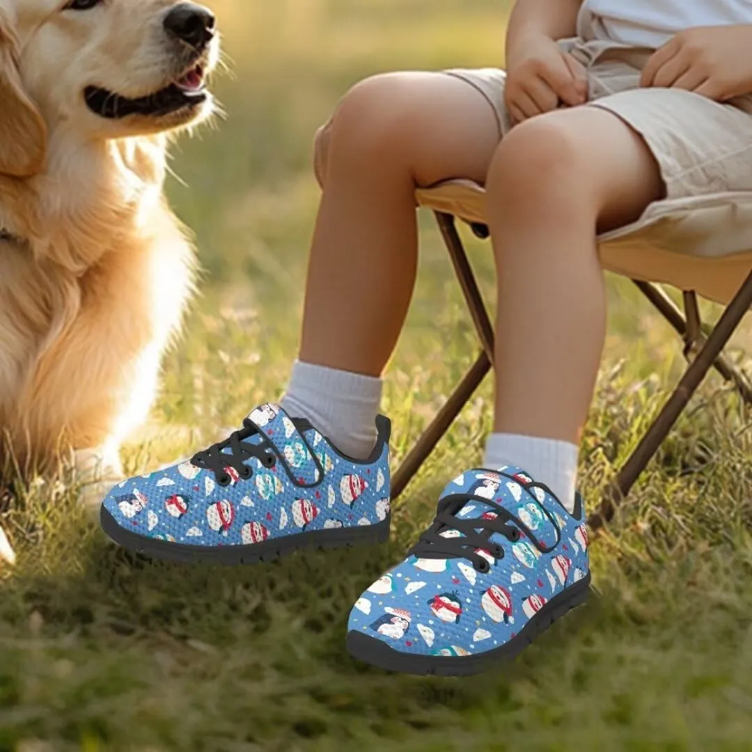 Girls Boys Hook & Loop Closure Sneakers Unisex Child Kids Anti-Slip Lightweight Shoes
