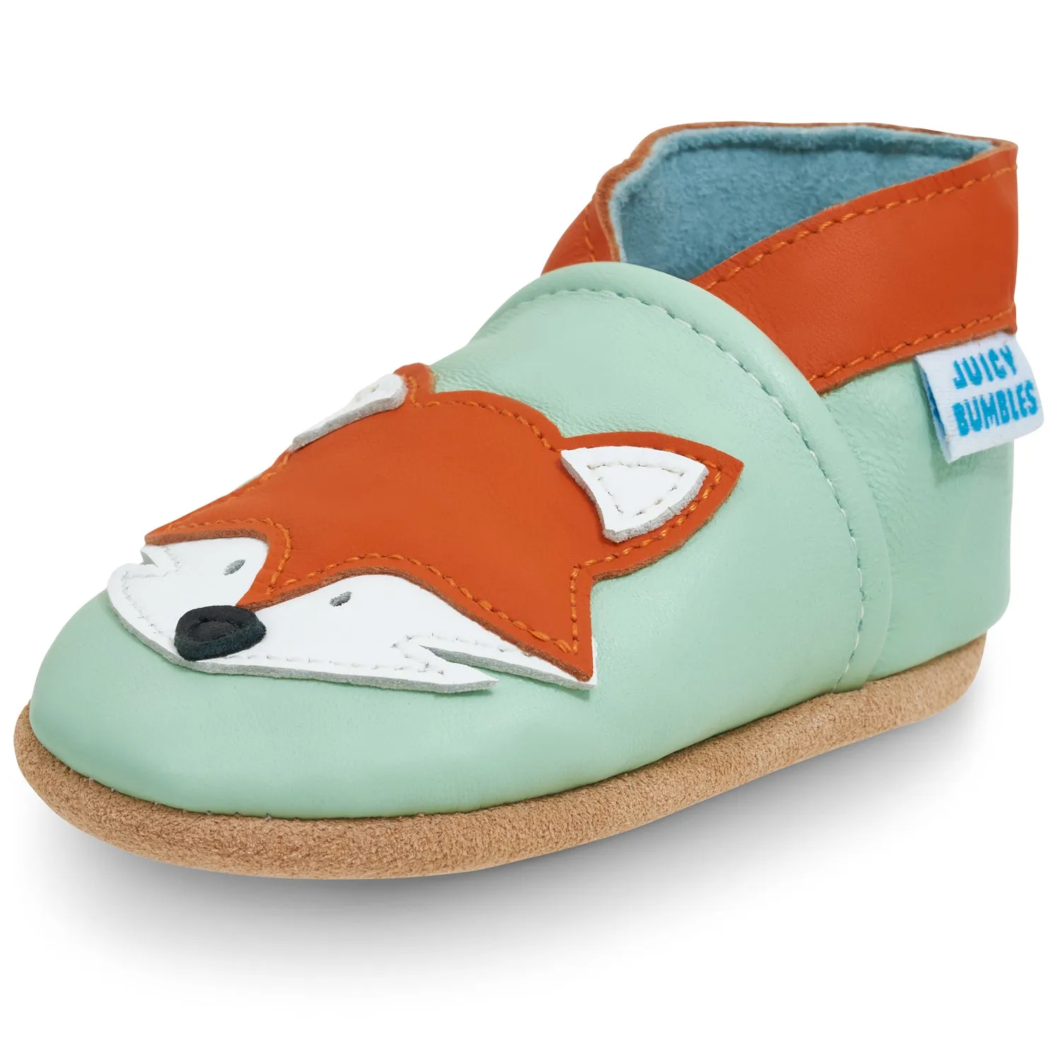Grey Fox Soft Leather Baby Shoes