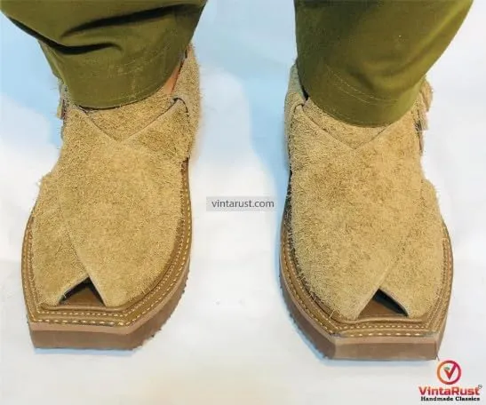 Handwoven Peshawari Sandals, Genuine Leather Peshawari Chappal, Authentic Peshawari Chappal, Durable Suede Leather Sandals