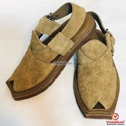 Handwoven Peshawari Sandals, Genuine Leather Peshawari Chappal, Authentic Peshawari Chappal, Durable Suede Leather Sandals