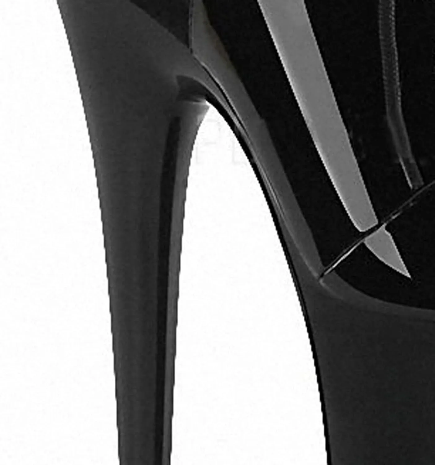 Heels for Women Black Patent Leather lace up Women's high Heels(9.5)