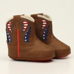 Infant Ariat A442002802 LIL'STOMPERS George USA Flag Vented Top Boot (SHOP IN-STORE TOO) DISCONTINUED