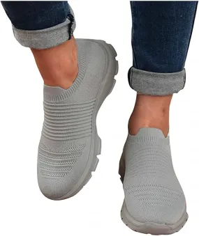 Ladmiple Sneakers For Women Slip On Comfort Casual Dressy Summer Fashion Low Top Non Slip Walking Shoes Flats Loafers