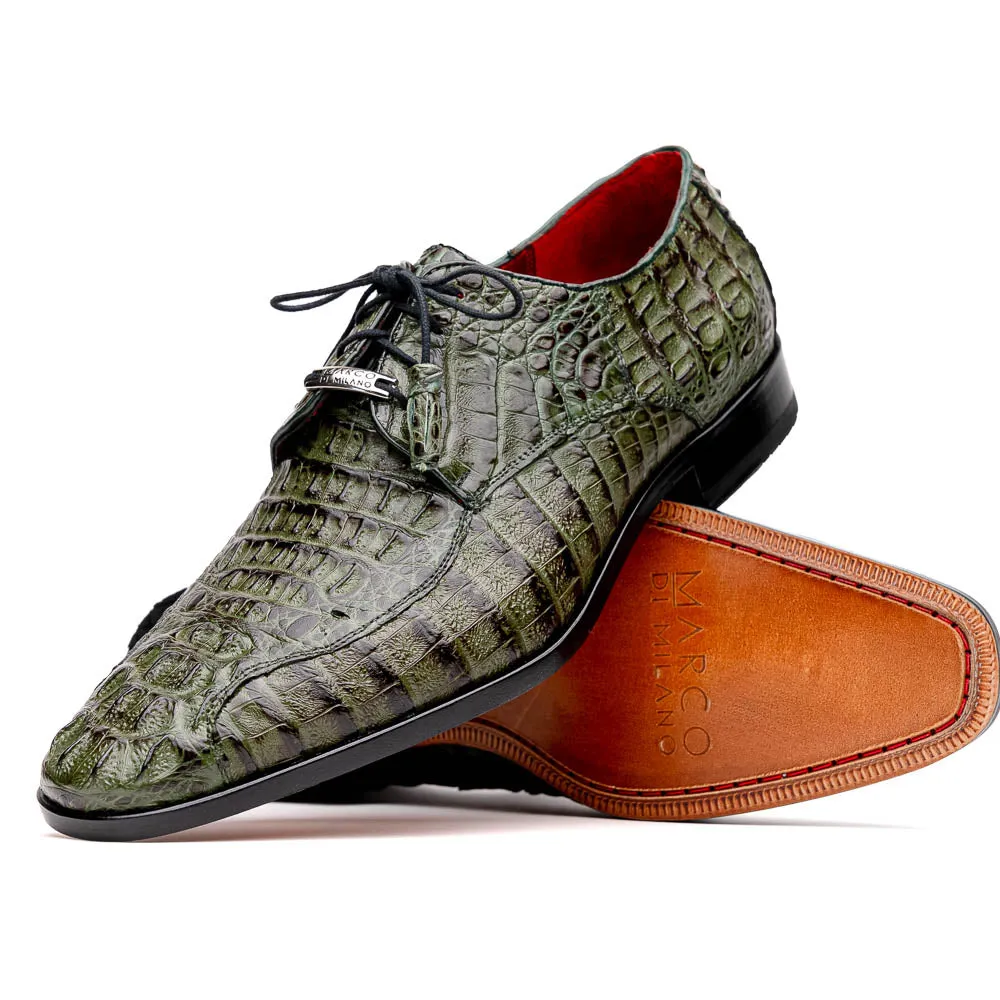 Marco Di Milano Apricena Caiman Fuscus and Leather Woodgreen