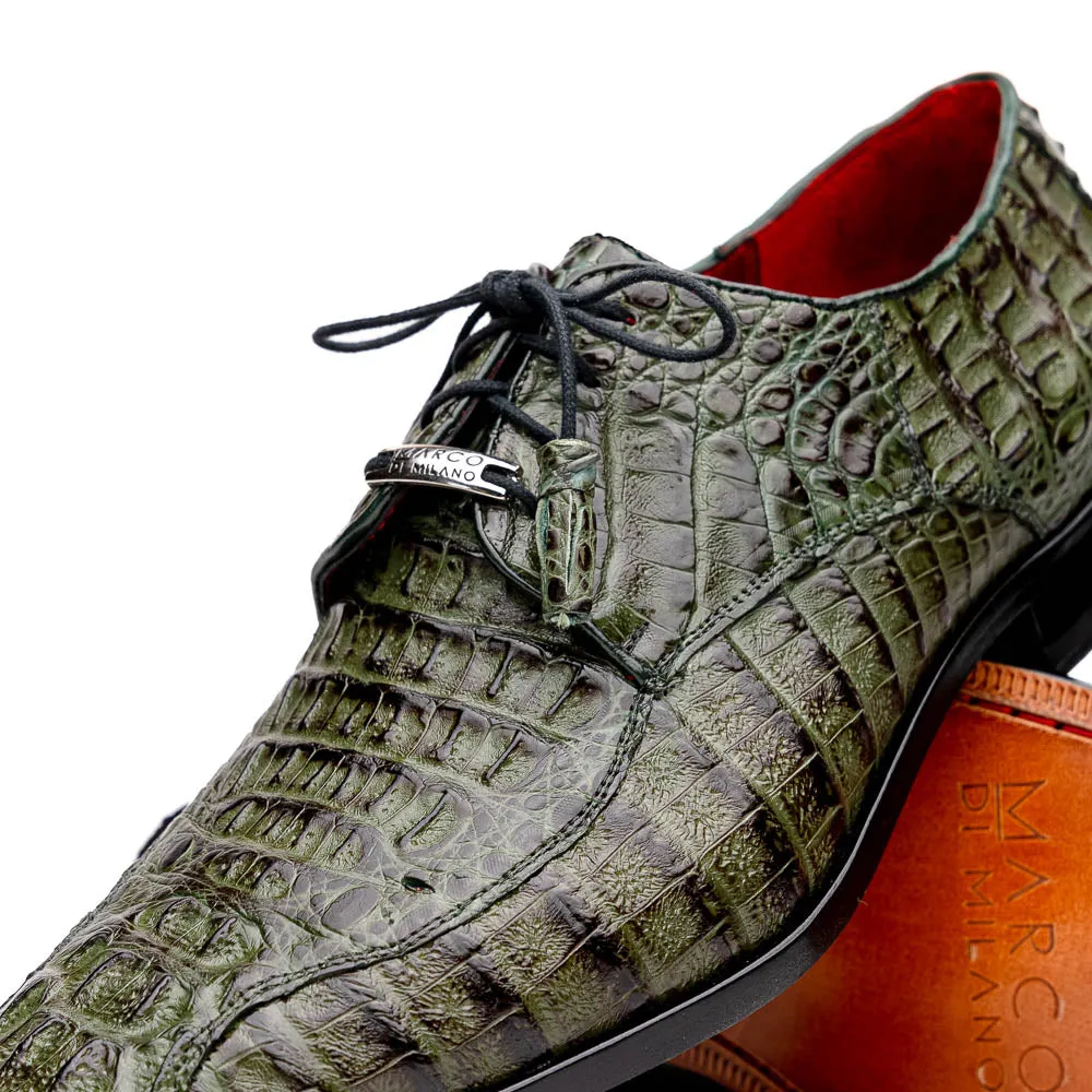 Marco Di Milano Apricena Caiman Fuscus and Leather Woodgreen
