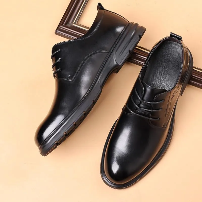 Men's Casual Dress Oxfords Shoes Fashion Business Casual Derby Prom Wedding Suit Shoes