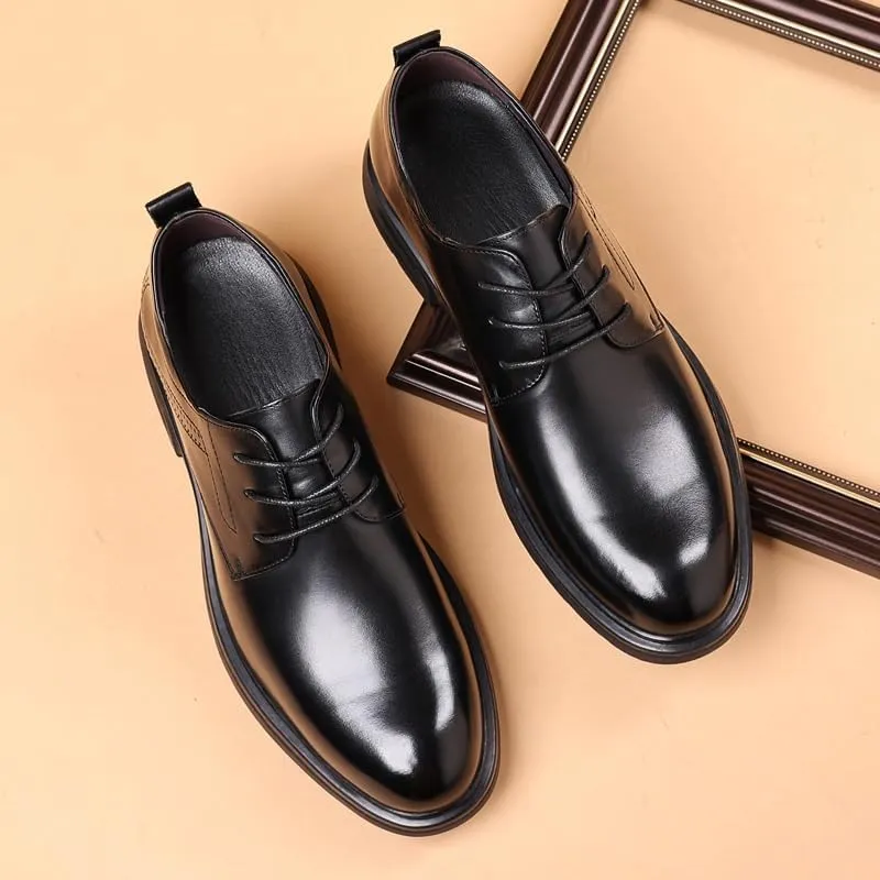 Men's Casual Dress Oxfords Shoes Fashion Business Casual Derby Prom Wedding Suit Shoes