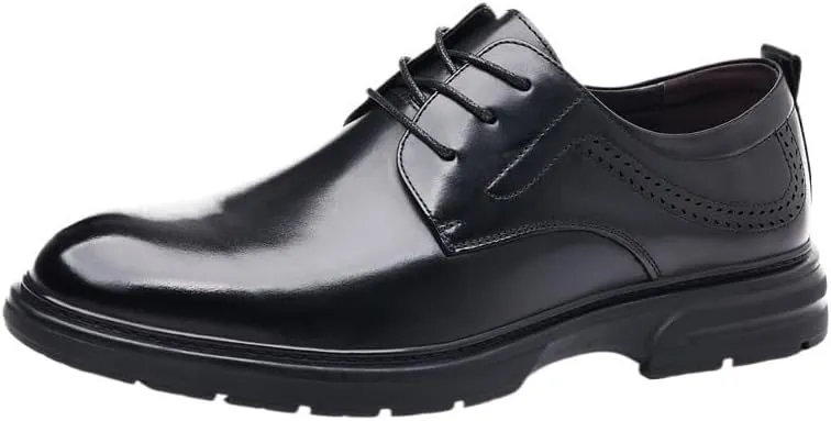 Men's Casual Dress Oxfords Shoes Fashion Business Casual Derby Prom Wedding Suit Shoes