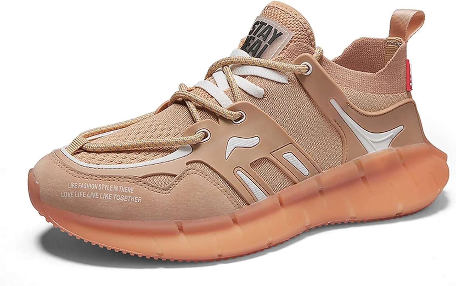 Men's Running Shoes Tennis Sneakers Breathable Lightweight Sports Walking Shoes Non-Slip Comfortable Gym Sports Jogging Shoes Outdoor Fashion Casual Shoes