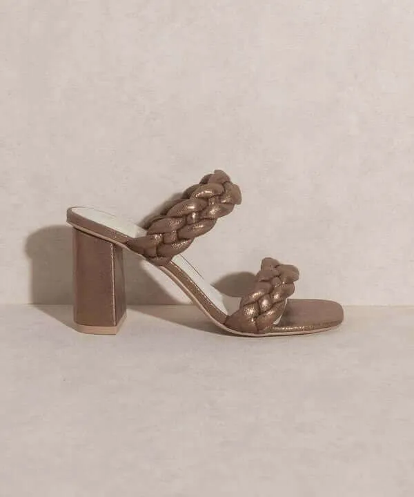 OASIS SOCIETY Savannah - Metallic Heels Sandals