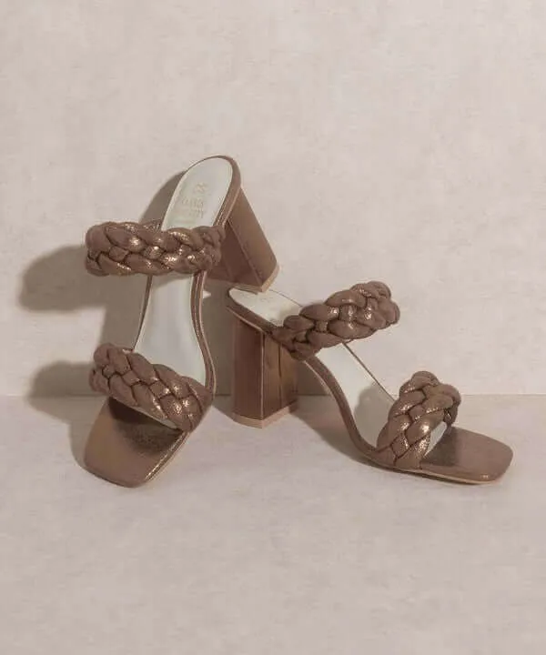 OASIS SOCIETY Savannah - Metallic Heels Sandals