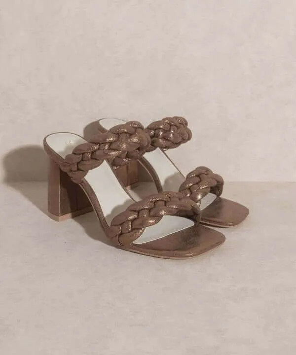 OASIS SOCIETY Savannah - Metallic Heels Sandals