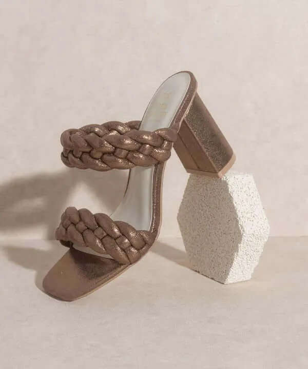 OASIS SOCIETY Savannah - Metallic Heels Sandals