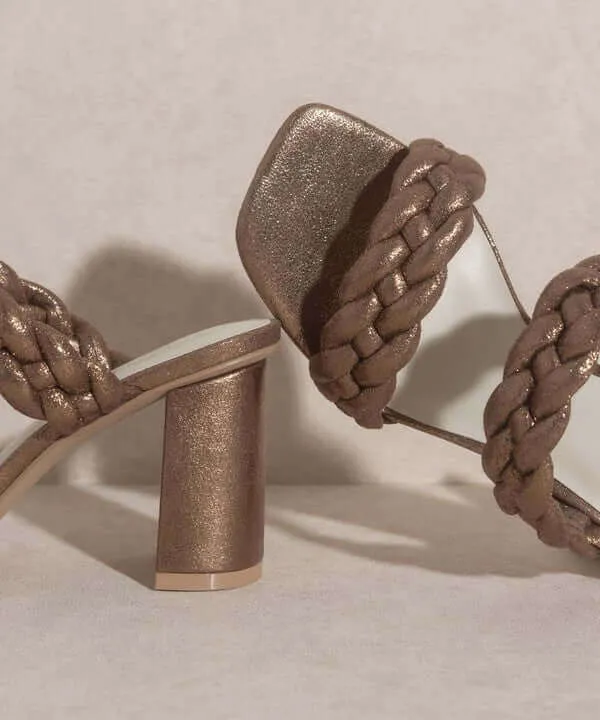 OASIS SOCIETY Savannah - Metallic Heels Sandals