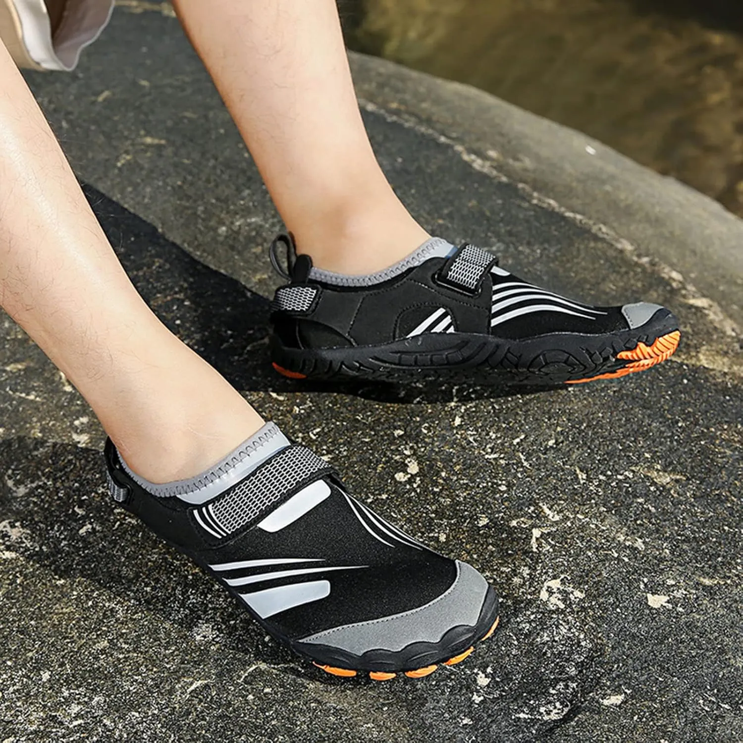 Quick Dry Water Shoes for Men Women Barefoot Aqua Swim Beach Pool Surf Hiking Kayaking Diving Yoga Sports Lightweight Breathable Design