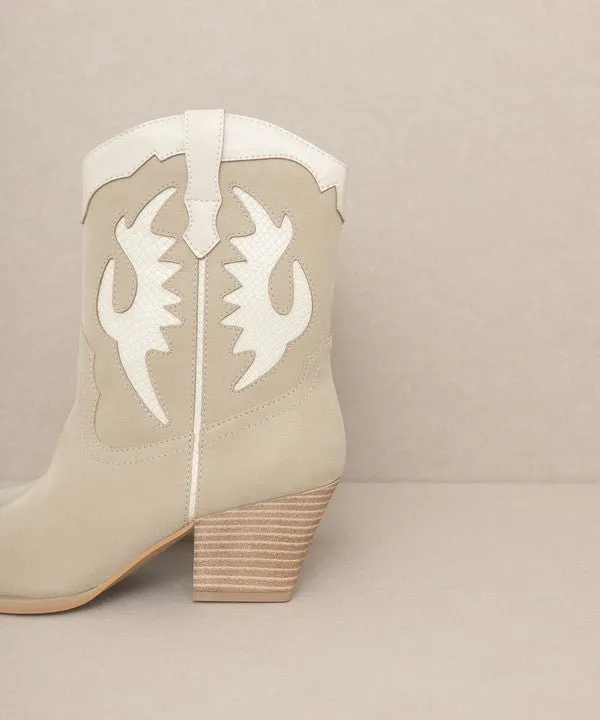 Rodeo Chic: Oasis Society Houston Multi-Layered Cowboy Boots