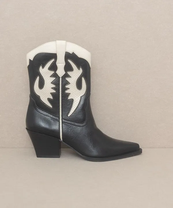 Rodeo Chic: Oasis Society Houston Multi-Layered Cowboy Boots