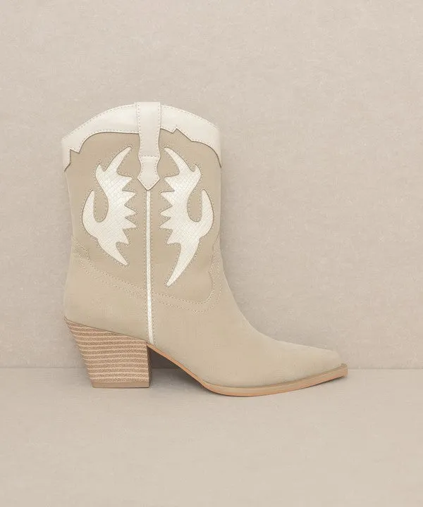 Rodeo Chic: Oasis Society Houston Multi-Layered Cowboy Boots
