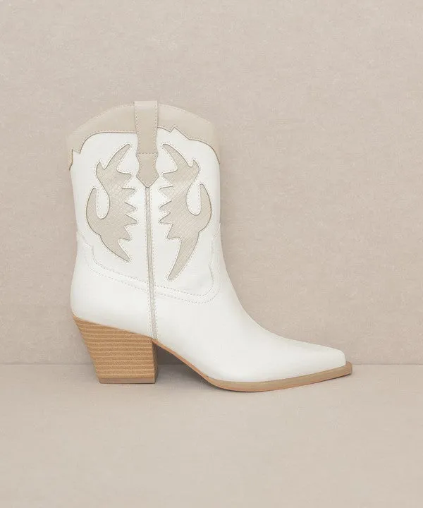 Rodeo Chic: Oasis Society Houston Multi-Layered Cowboy Boots