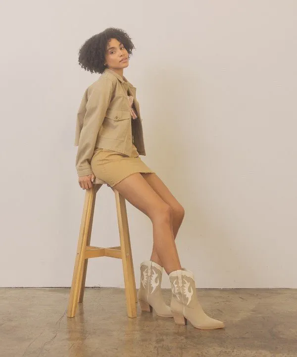 Rodeo Chic: Oasis Society Houston Multi-Layered Cowboy Boots