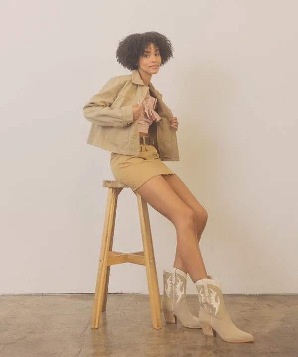 Rodeo Chic: Oasis Society Houston Multi-Layered Cowboy Boots