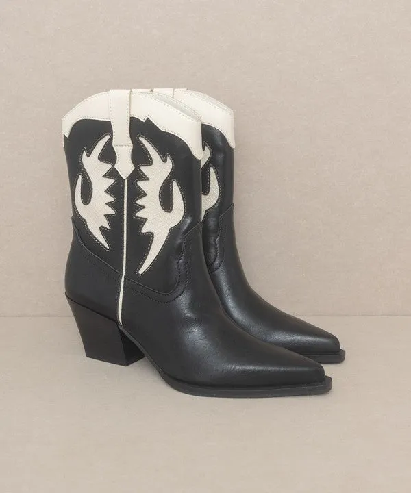 Rodeo Chic: Oasis Society Houston Multi-Layered Cowboy Boots