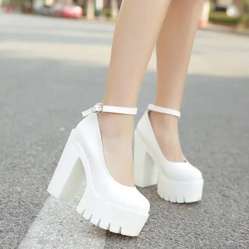 Shadow Step Chunky Mary Janes