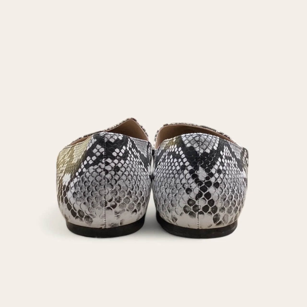 Shoes Flats By Mix No 6 In Snakeskin Print, Size: 11