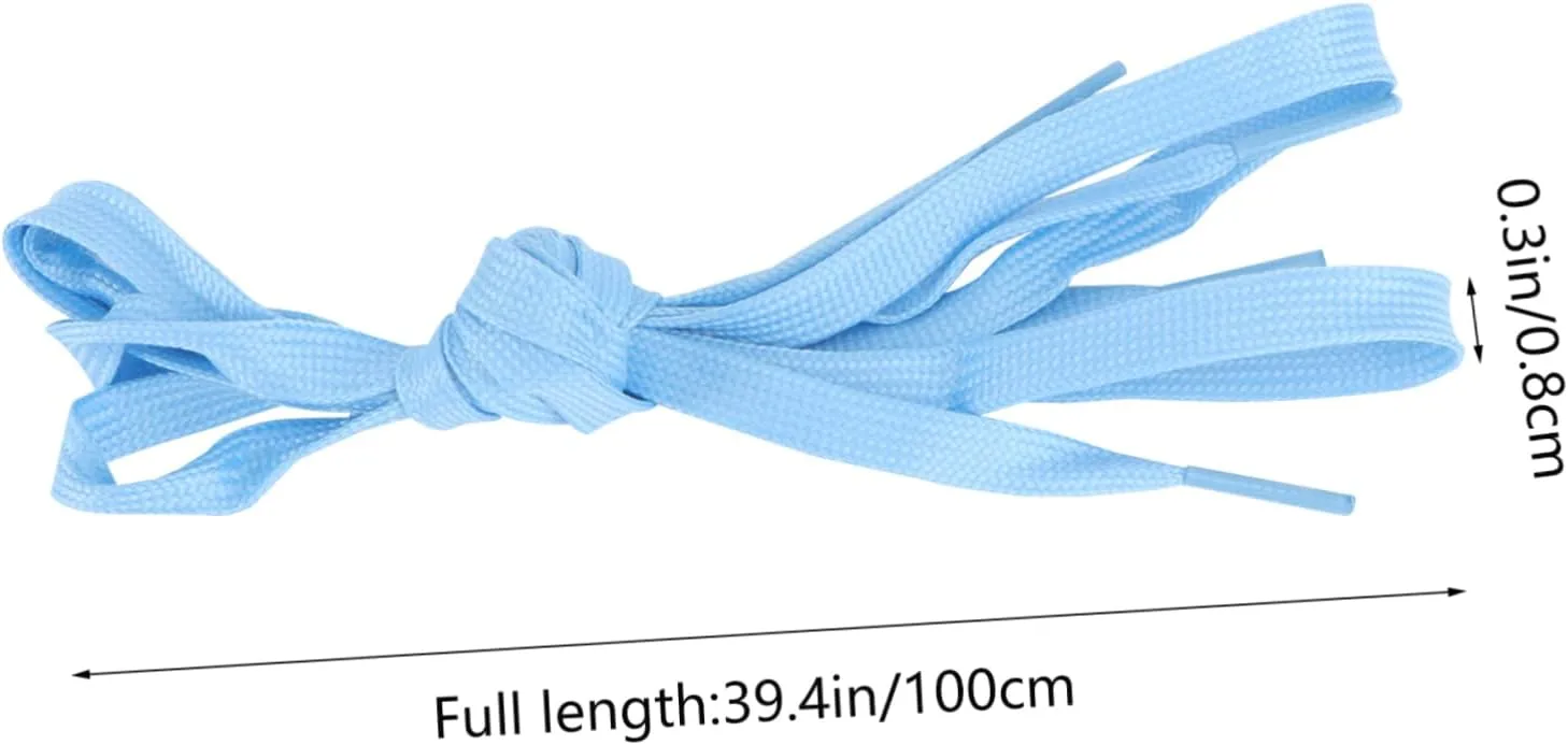 Sports Shoe Laces Shoe Fluorescent Shoe Laces Shoes Laces for Sneakers Elastic Shoe Laces for
