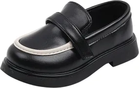 Toddler Boys Girls Dress Shoes PU Leather Wedding School Loafer Boys Dress Shoes Children Leather Shoes Quilted
