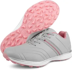 Waterproof Golf Shoes Female Spikeless Golf Sneakers Lightweight Anti Slip Walking Footwears