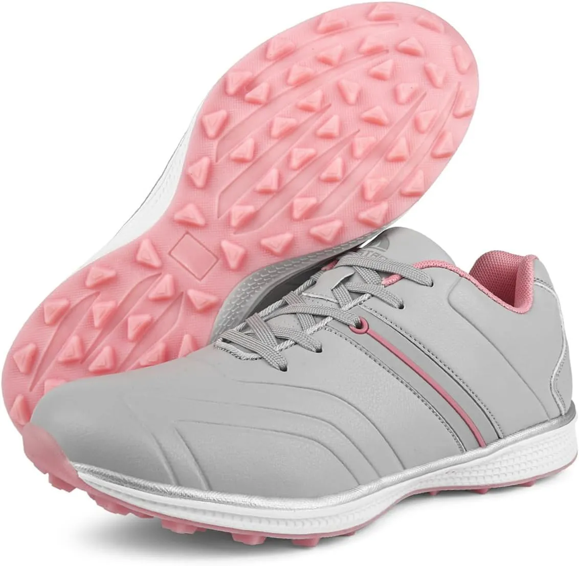 Waterproof Golf Shoes Female Spikeless Golf Sneakers Lightweight Anti Slip Walking Footwears