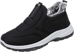Women Winter Snow Boots Comfortable Warm Fu Lined Slip on Ankle Boots Lightweight aterproof Outdoor Booties