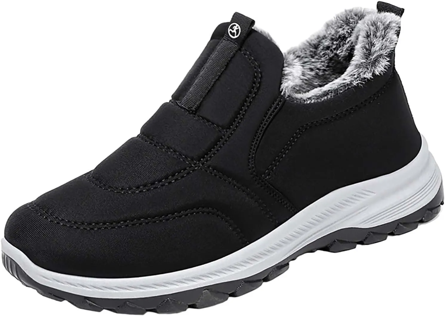 Women Winter Snow Boots Comfortable Warm Fu Lined Slip on Ankle Boots Lightweight aterproof Outdoor Booties