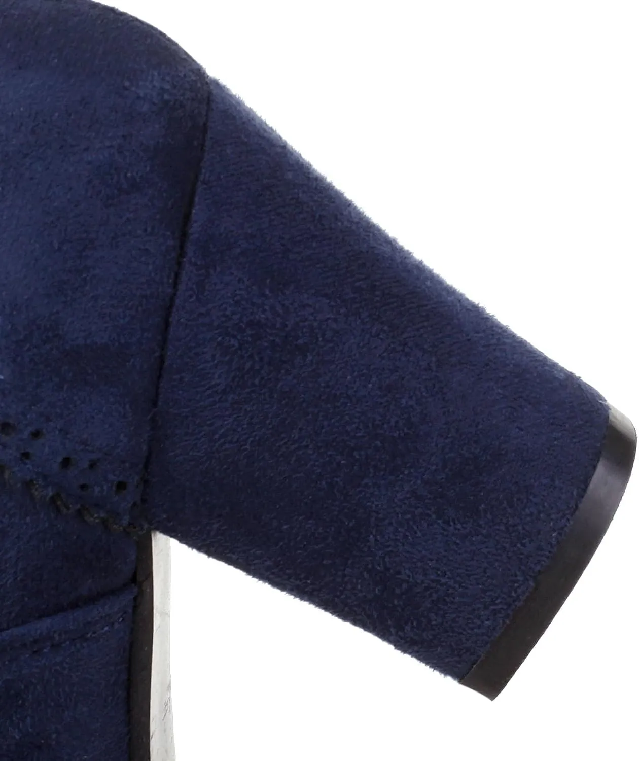 Women's Chelsea Booties Low Chunky Heels Lug Sole Elastic Ankle Boots Shoes for Women Chelsea Chukka Cowboy Combat Side