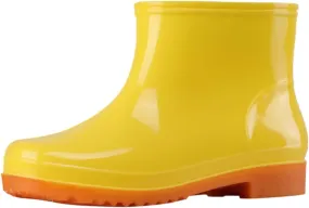 Womens Rubber Boots Womens Rain Boots Waterproof Slip-Resistant for Boating Fishing Gardening Farming Rain Shoes