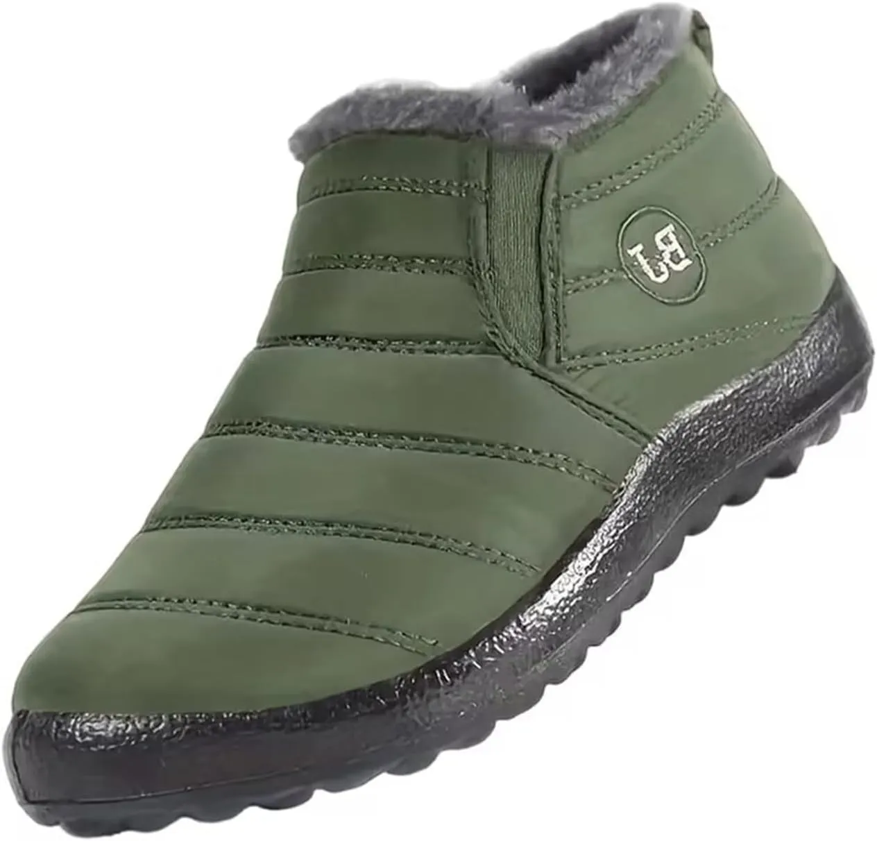 Womens Snow Boots Wide Width Slip On Snow Boots for Ladies Womens Warm Ankle Barefoot Shoes Grounded Footwear Hiking Barefoot Shoes Men Snow Booties Men
